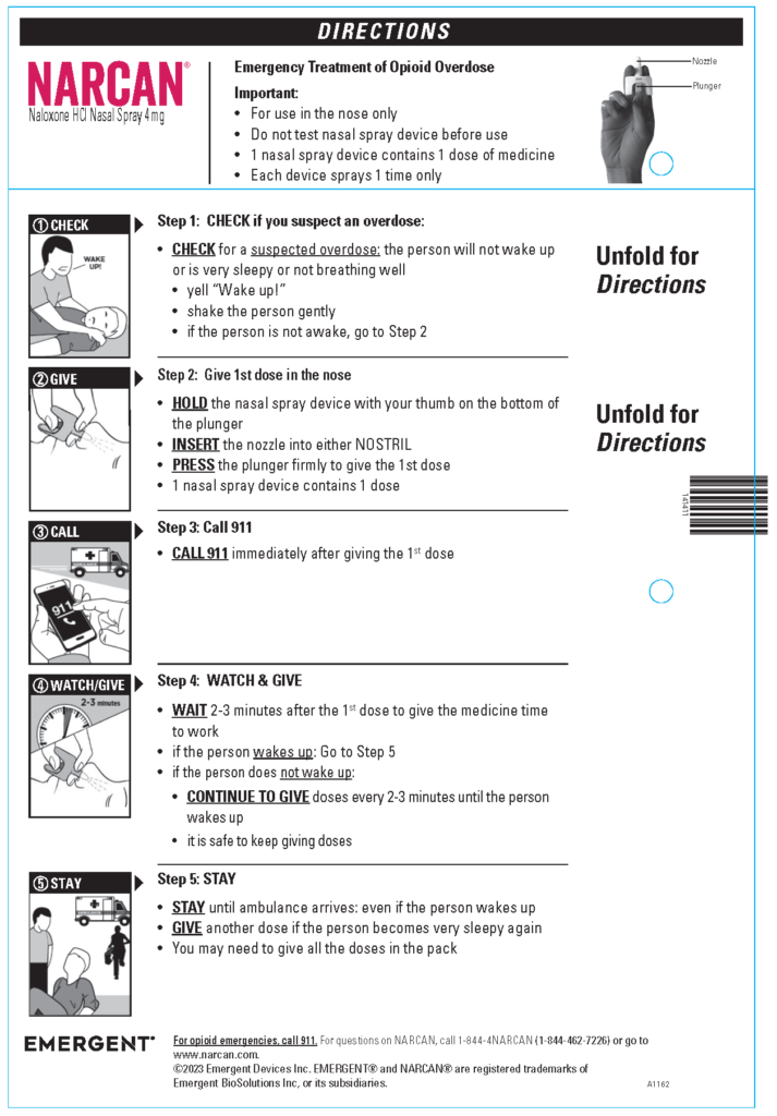 Narcan Nasal Spray Quick Start Guide